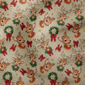 Vintage Reindeer Fabric
