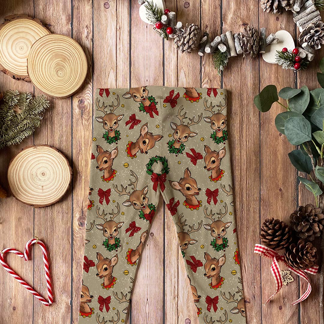 Vintage Reindeer Fabric