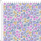 Violet Floral Fabric