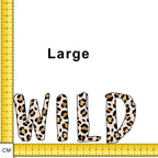 Wild Iron on fabric heat transfer DTF-26