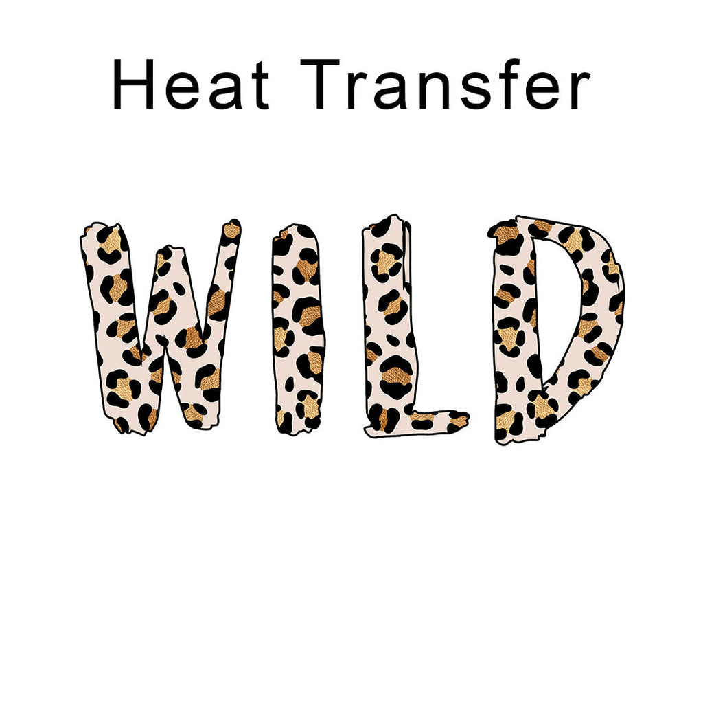 Wild Iron on fabric heat transfer DTF-26