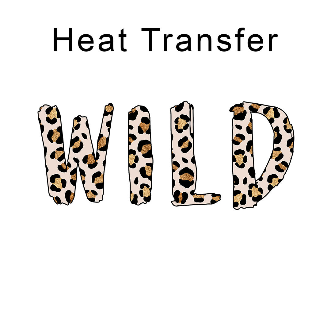Wild Iron on fabric heat transfer DTF-26
