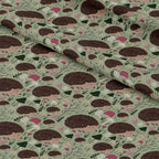 Woodland Hedgehog Fabric