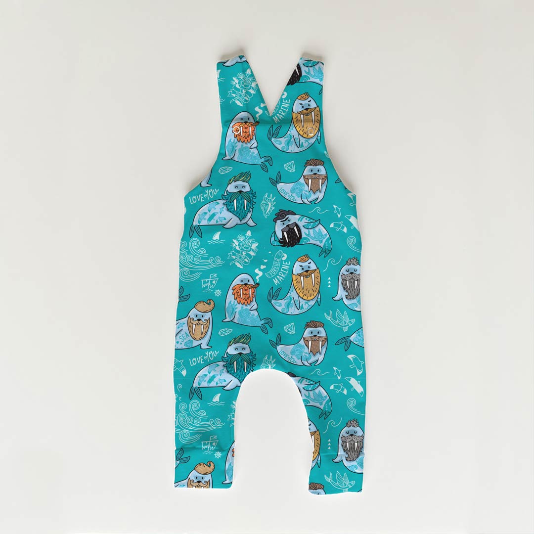 Walrus Mint Fabric