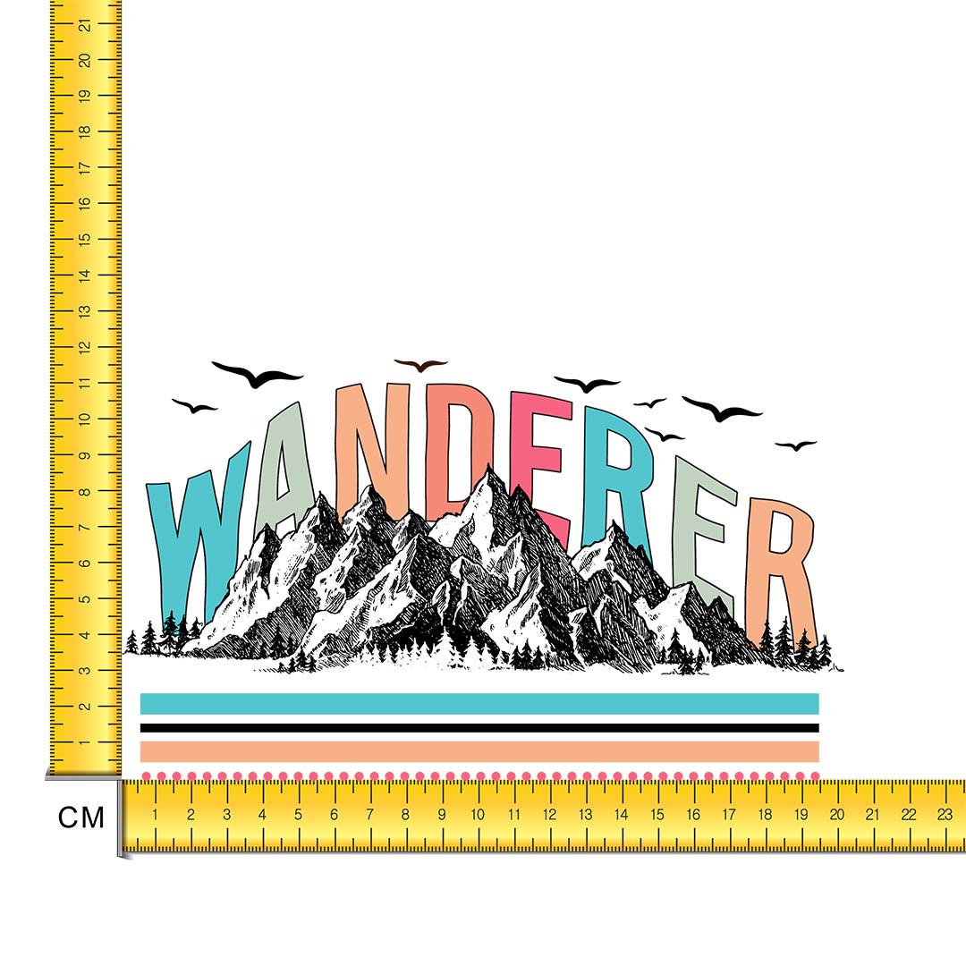 Wanderer Iron on Fabric Heat Transfer DTF-234