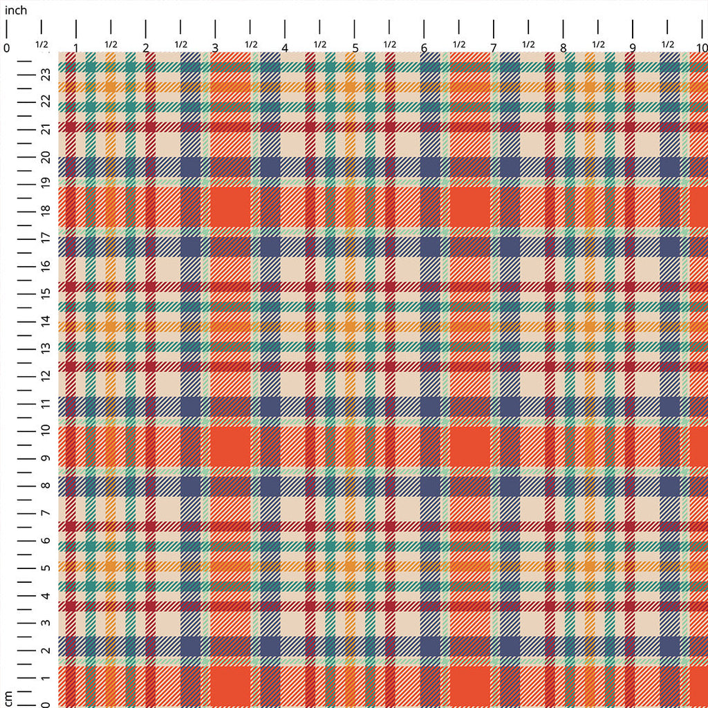 Warm Plaid Fabric 1440
