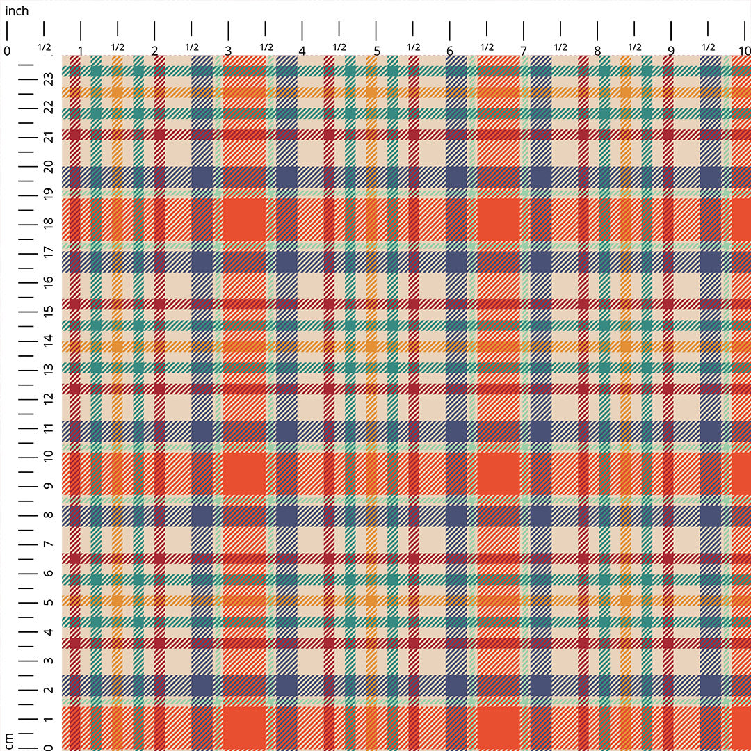 Warm Plaid Fabric 1440