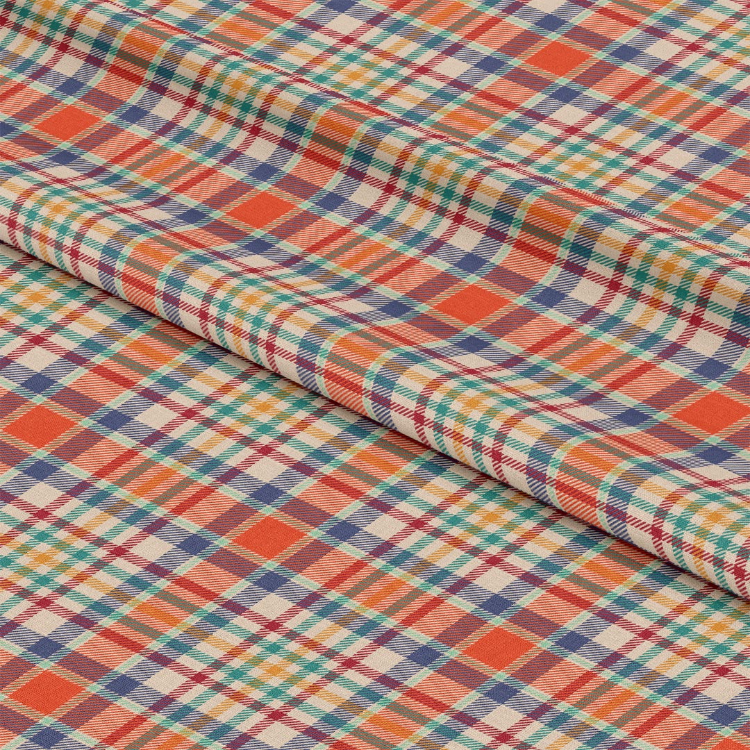 Warm Plaid Fabric 1440