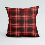 Washed Red Plaid Fabric 1465