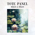 TOTE Water Lillies fabric Bag Panel