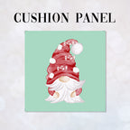 CUSHION Panel Watercolour Christmas Gnome CP-826