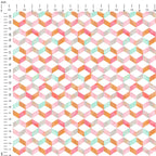 Watercolour Diamonds Fabric