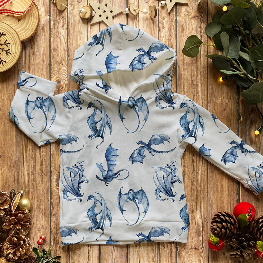 Watercolour Dragons Fabric