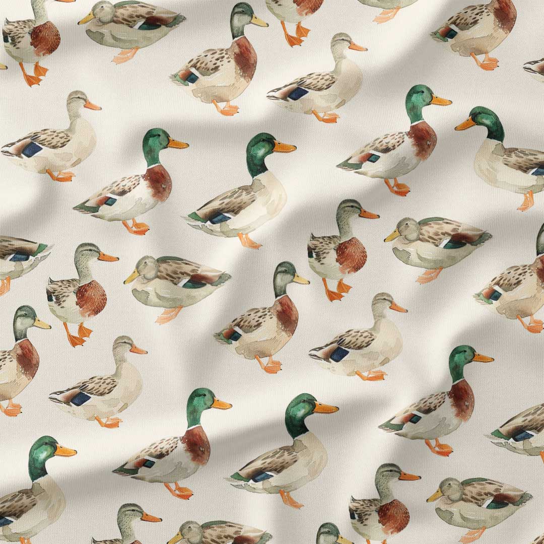 Watercolour Ducks Fabric