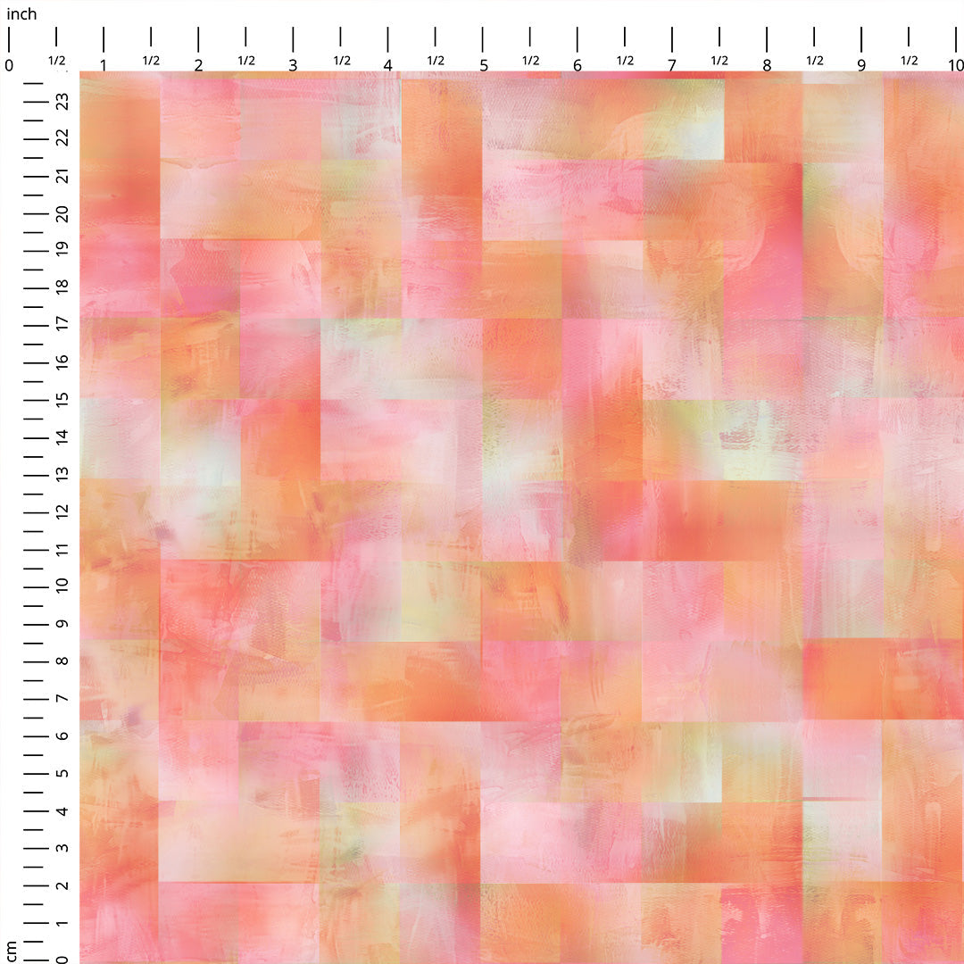 Watercolour Geometric Fabric