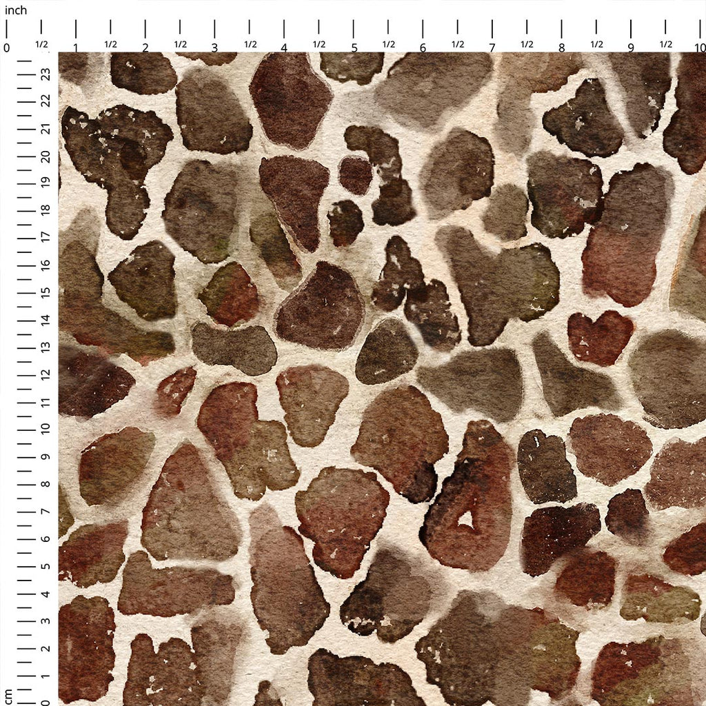 Watercolour Giraffe Print Fabric