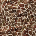 Watercolour Giraffe Print Fabric