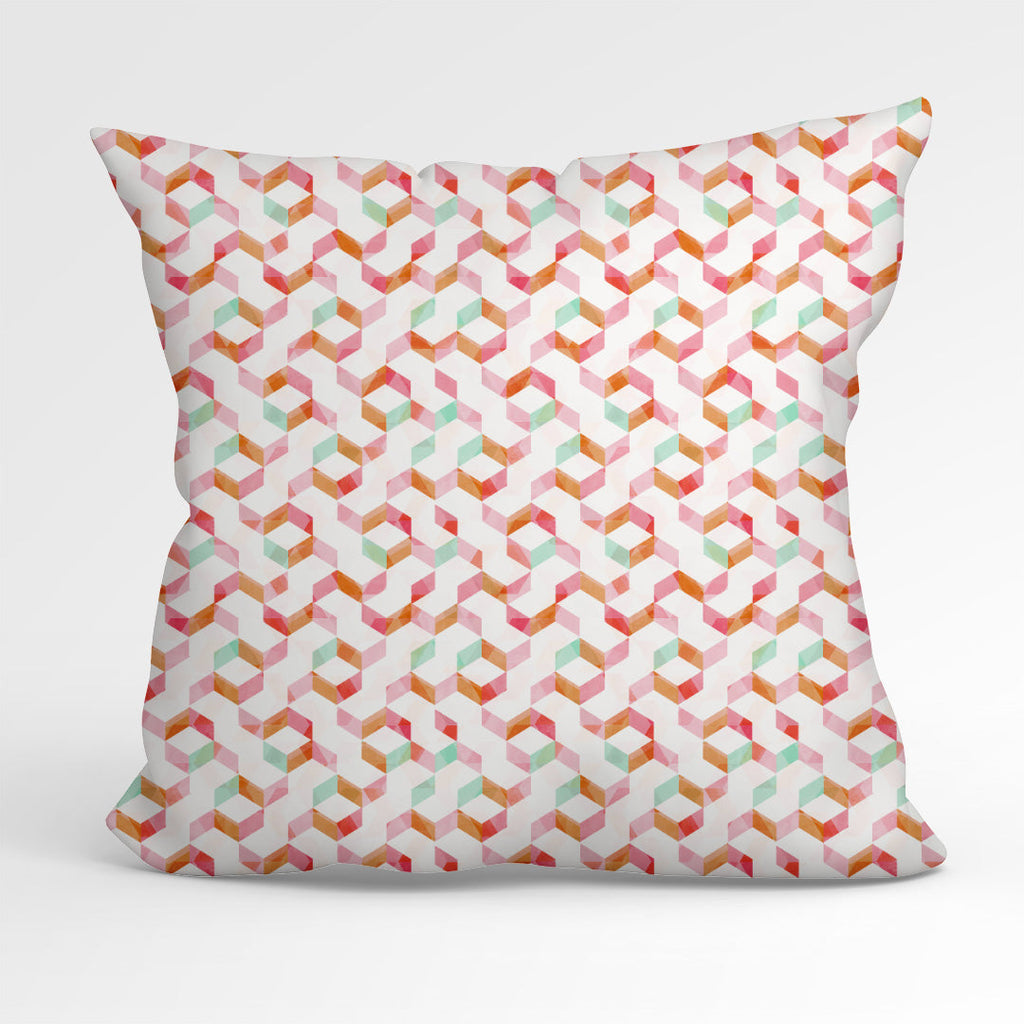 Watercolour Hex Fabric