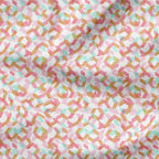 Watercolour Hexagons Fabric