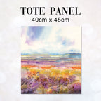 TOTE CO-ORD Watercolour Highland Cow Fabric Bag Panel