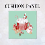 CUSHION Panel Watercolour Hot Cocoa CP-829