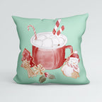 CUSHION Panel Watercolour Hot Cocoa CP-829