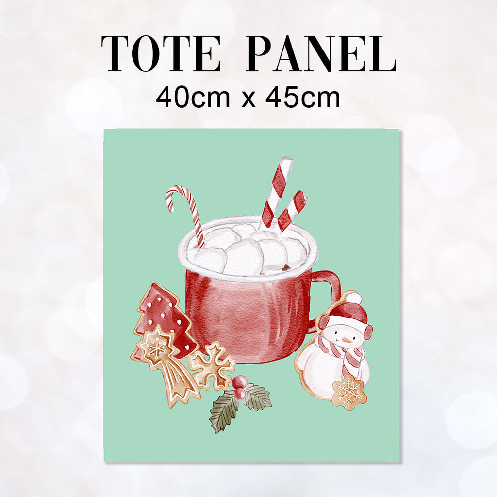 TOTE Panel Watercolour Hot Cocoa TP-865