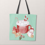 TOTE Panel Watercolour Hot Cocoa TP-865