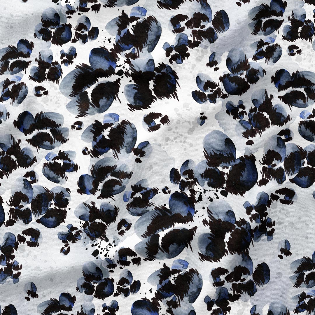 Watercolour Leopard Abstract Fabric