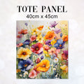TOTE Watercolour Meadow Fabric Bag Panel