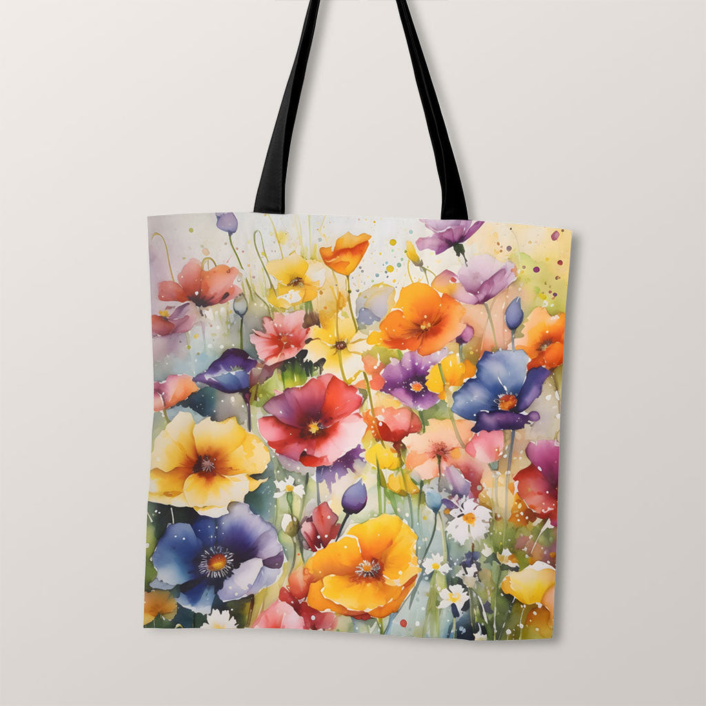 TOTE Watercolour Meadow Fabric Bag Panel