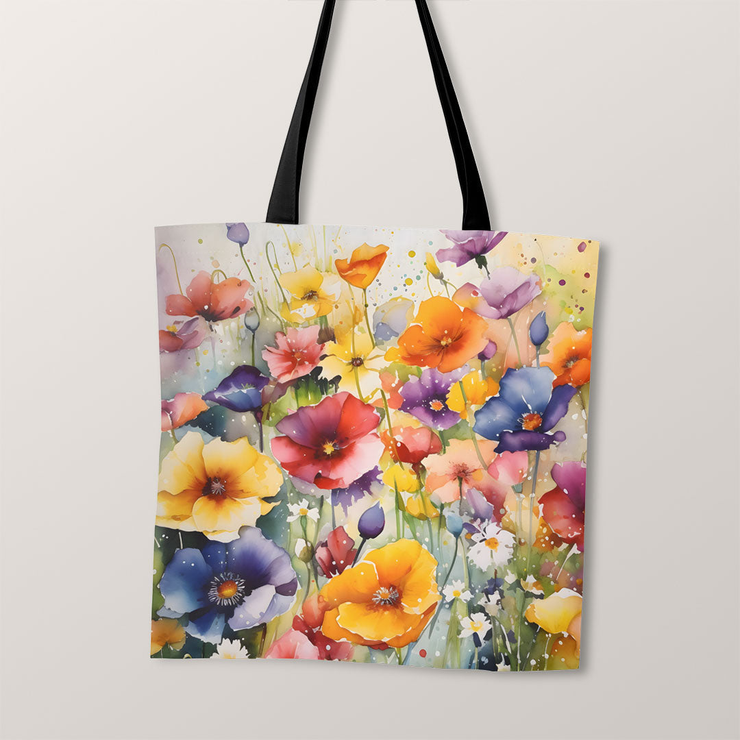 TOTE Watercolour Meadow Fabric Bag Panel