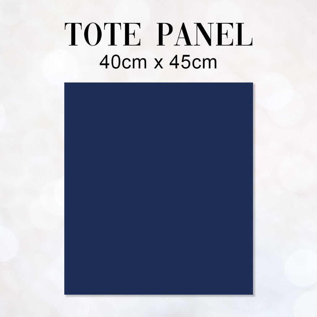 TOTE CO-ORD Watercolour Nutcracker Navy TP-100 Fabric Bag Panel