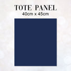 TOTE CO-ORD Watercolour Nutcracker Navy TP-100 Fabric Bag Panel