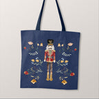 TOTE Watercolour Nutcracker Navy TP-100 Fabric Bag Panel
