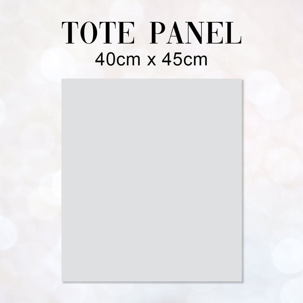 TOTE CO-ORD Watercolour Nutcracker Silver TP-98 Fabric Bag Panel