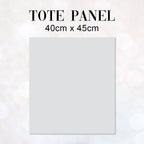 TOTE CO-ORD Watercolour Nutcracker Silver TP-98 Fabric Bag Panel