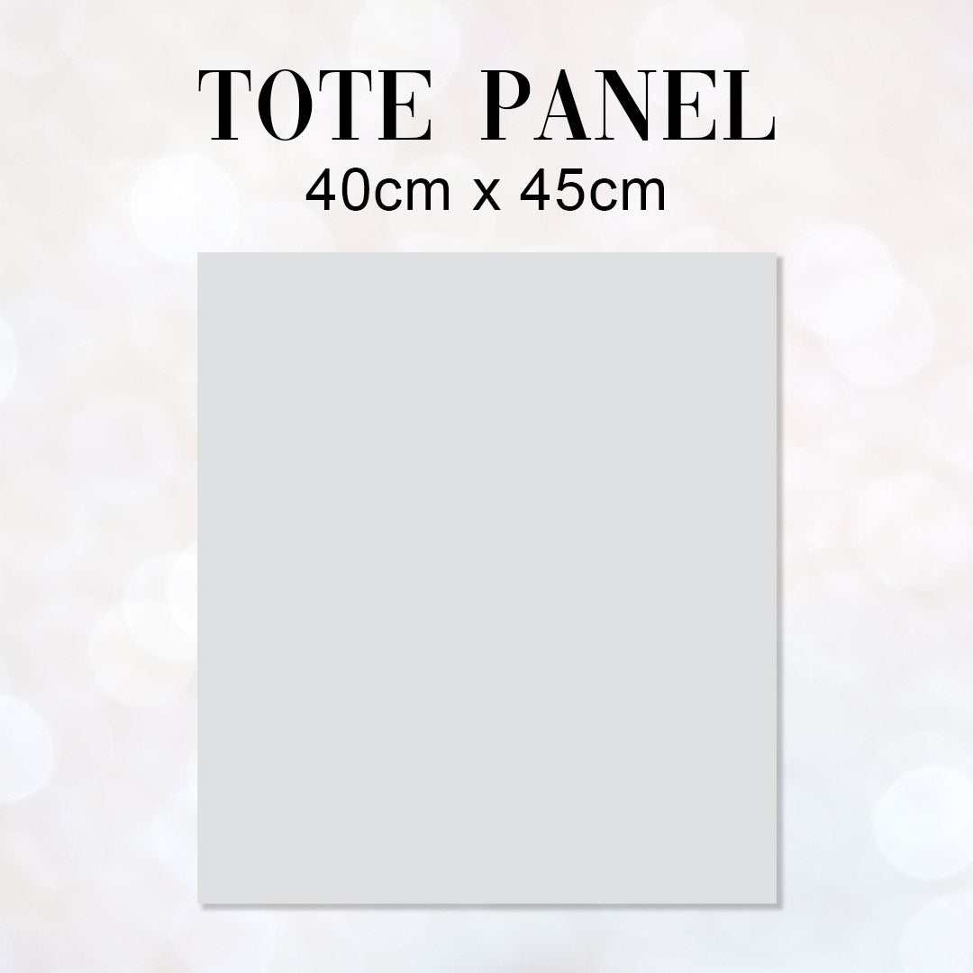 TOTE CO-ORD Watercolour Nutcracker Silver TP-98 Fabric Bag Panel