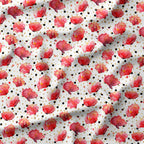 Watercolour Poppies Fabric