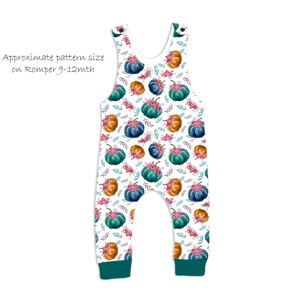 Watercolour Pumpkin Fabric