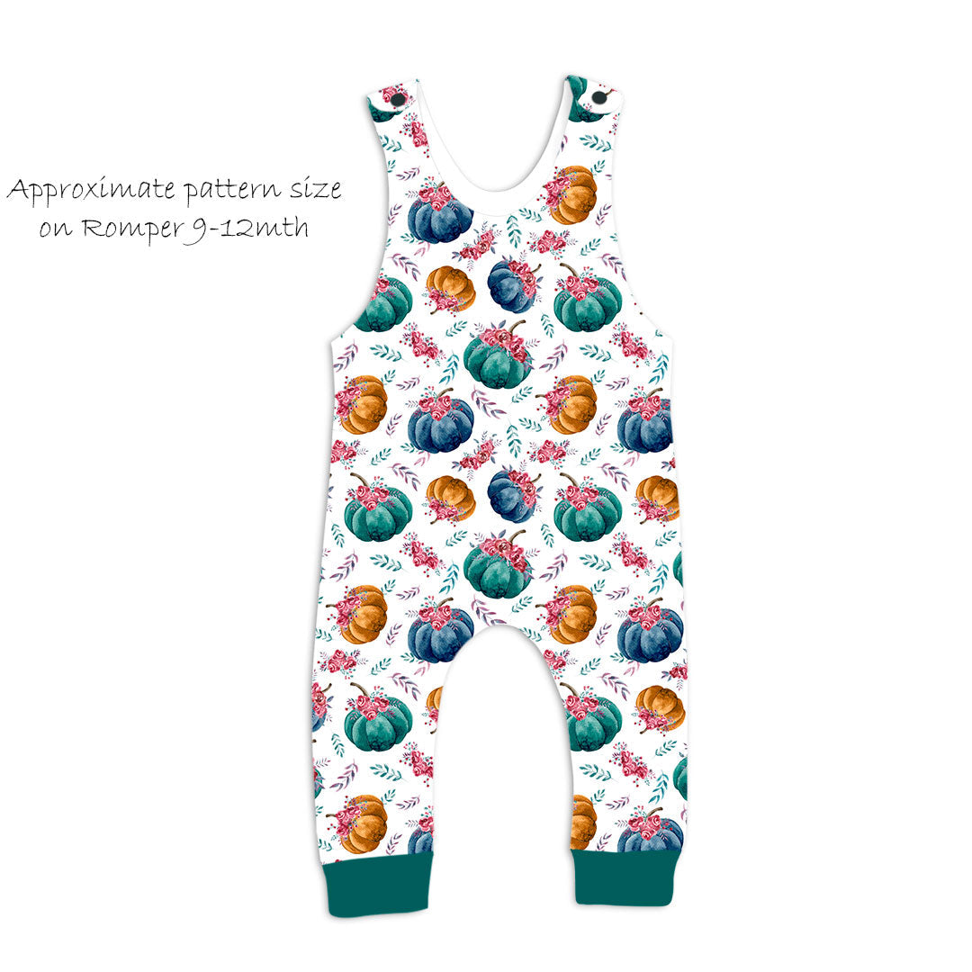 Watercolour Pumpkin Fabric