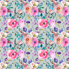 Watercolour Roses Fabric