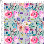 Watercolour Roses Fabric