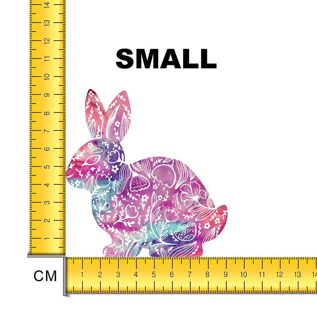 Watercolour Spring Bunny Iron on Fabric Heat Transfer DTF-106