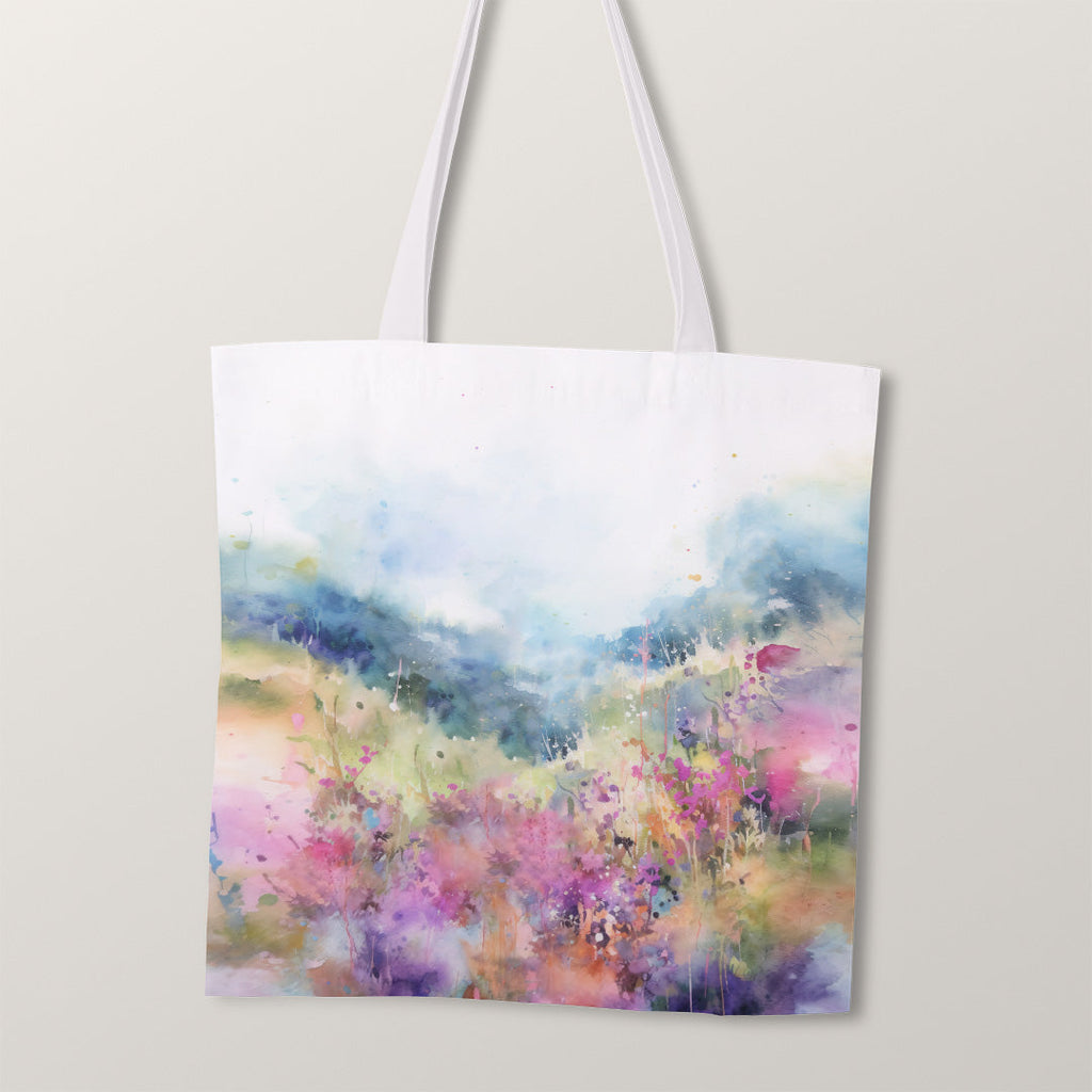 TOTE CO-ORD Watercolour Stag Fabric Bag Panel