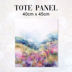 TOTE CO-ORD Watercolour Stag Fabric Bag Panel