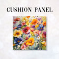 Cushion Panel Watercolour Meadow