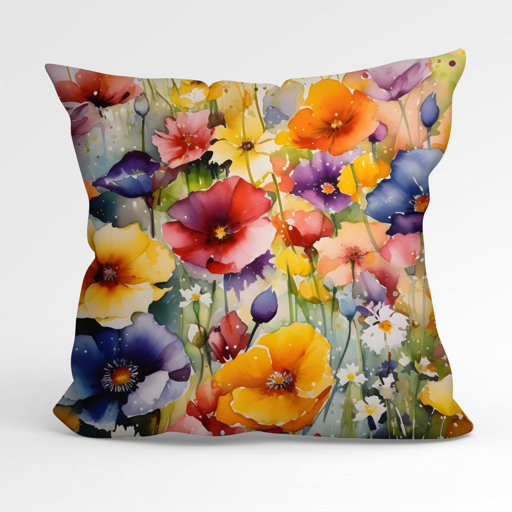 Cushion Panel Watercolour Meadow