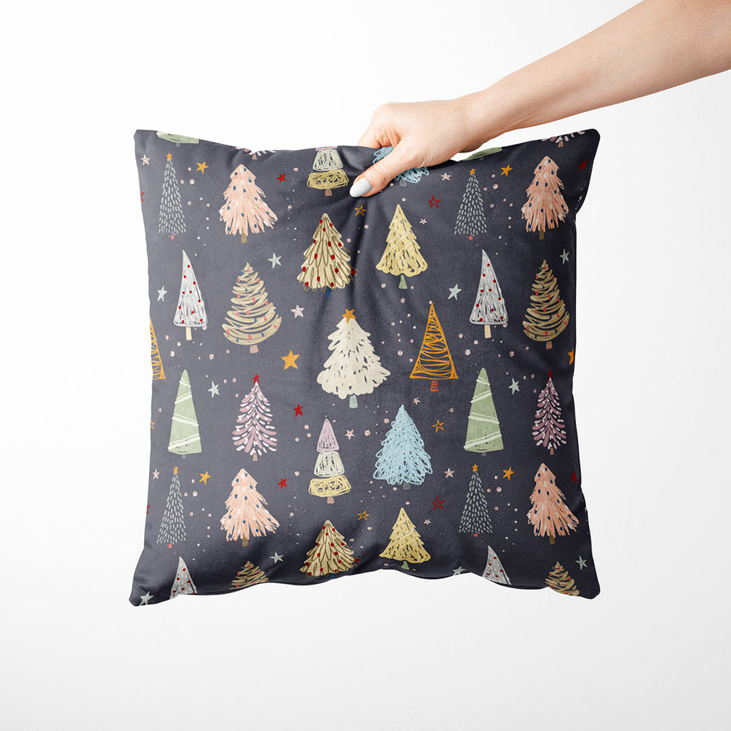 Whimsical Trees Dark Fabric