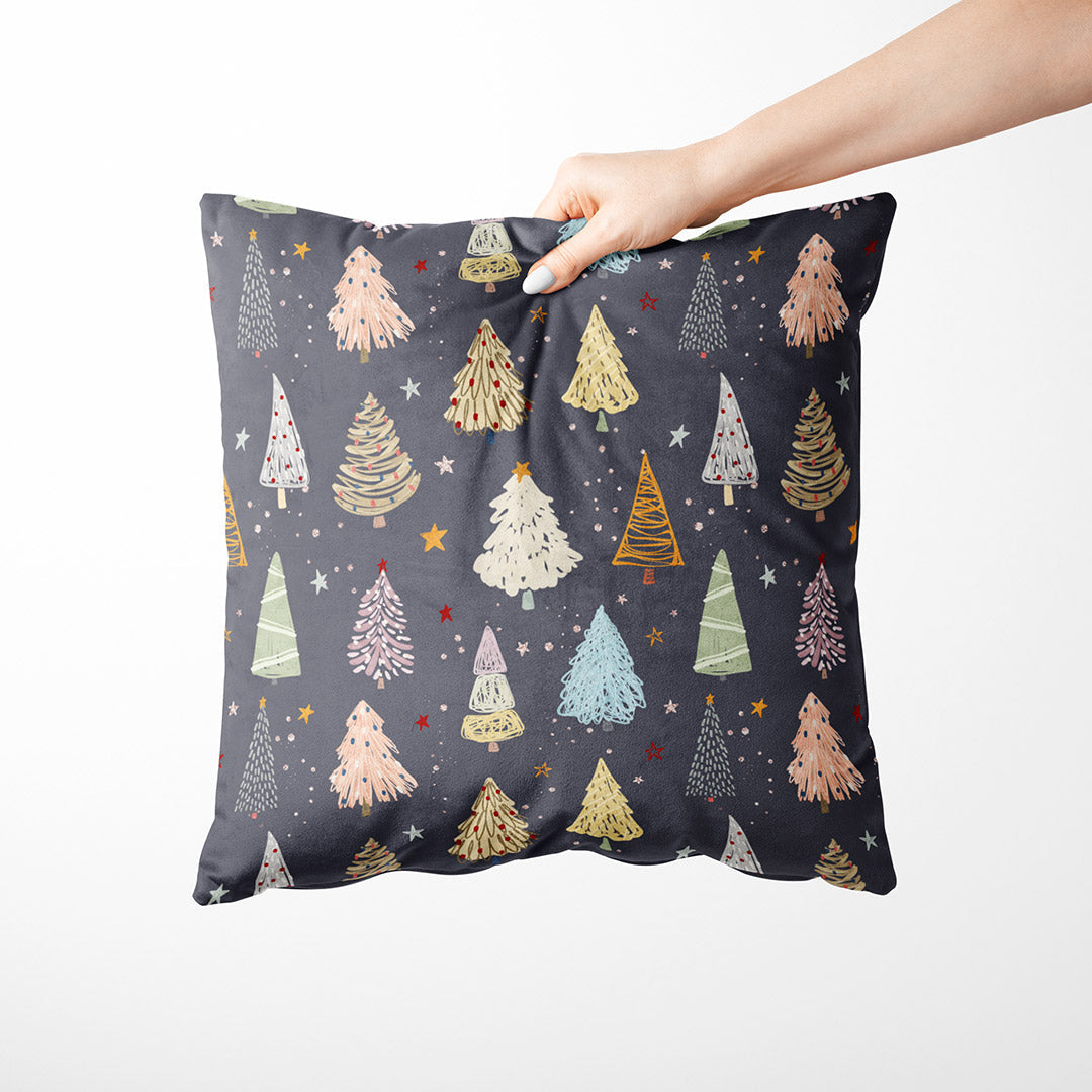 Whimsical Trees Dark Fabric